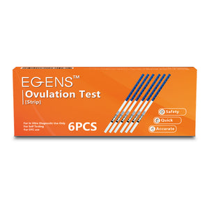 6 pcs one step ovulation test kit strip with free urine cup