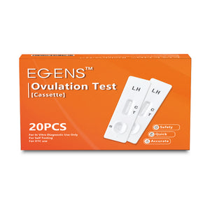 20 pcs one step ovulation test kit cassette with free urine cup