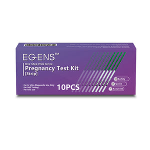 10 pcs one step pregnancy test kit strip with free urine cup