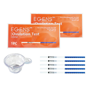 20 pcs one step ovulation test kit strip with free urine cup