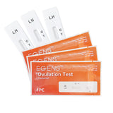 12 pcs one step ovulation test kit cassette with free urine cup